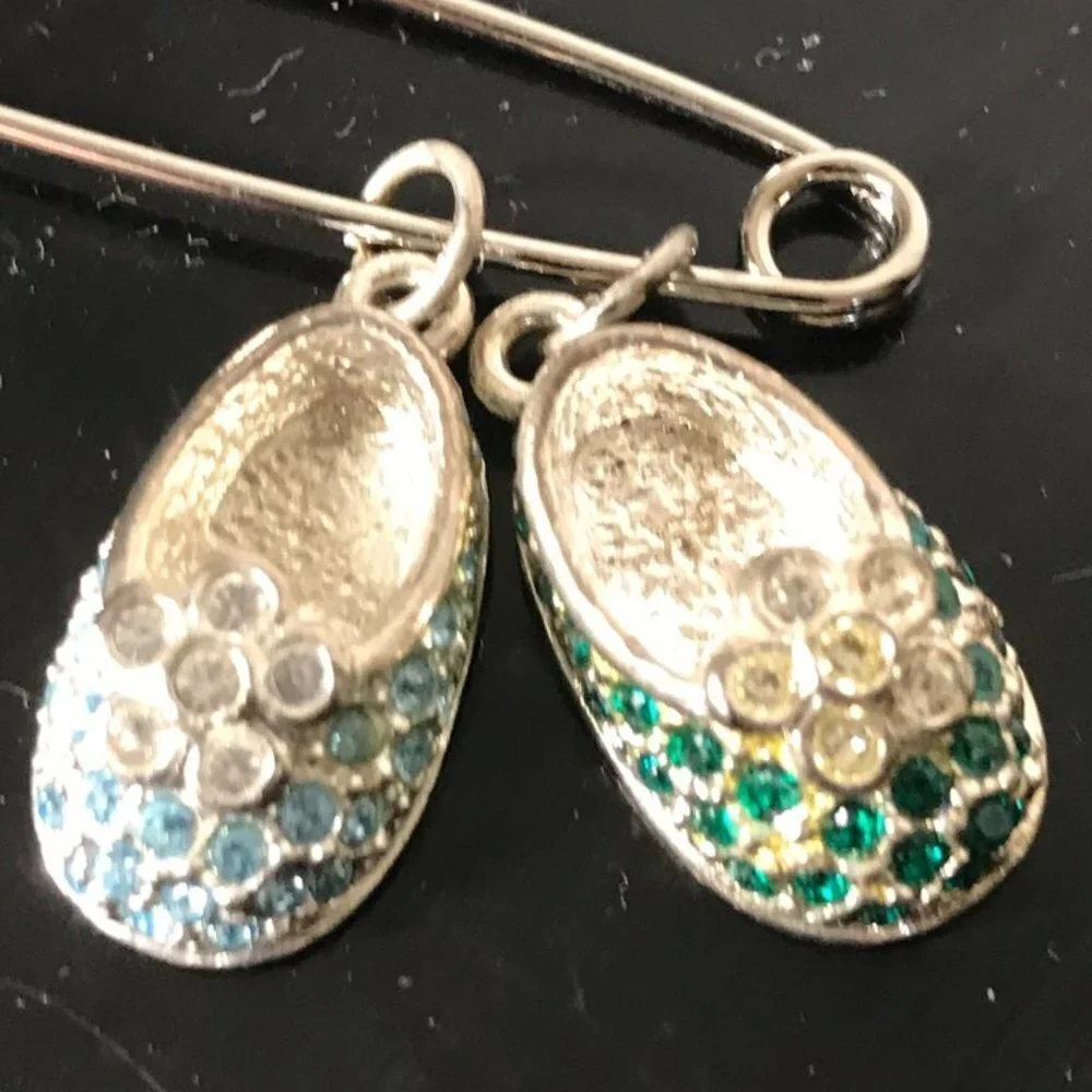 Firenza Baby Shoes 3 Charms Shoe Charm Deadstock NWT Boy Girl Mothers day Gift - Picture 2 of 5